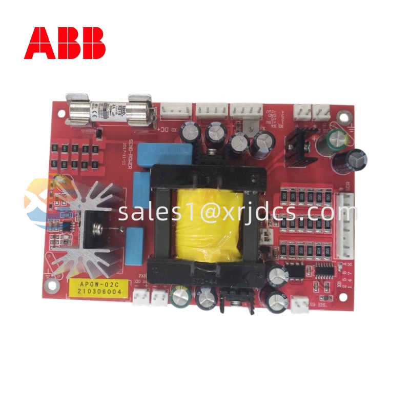 ABB APOW‑02C Medium‑Capacity Backup Power Supply Board0